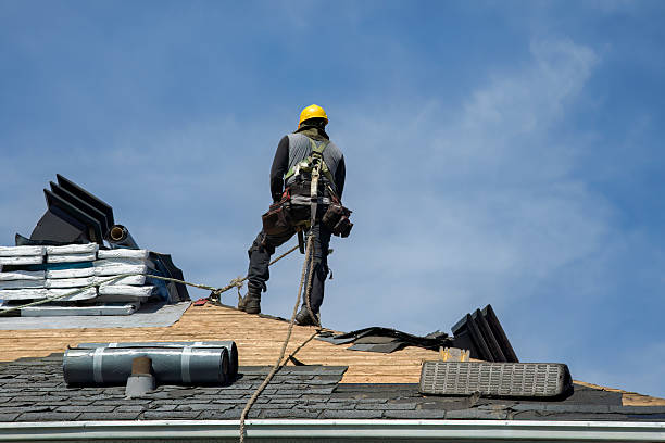 Professional Roof Installation technician working in Ardsley, NY